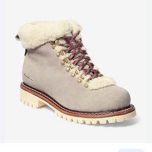 Eddie Bauer Boots Original K-Series Women's Hiking Ankle Boot Khaki Nabuck 9.5